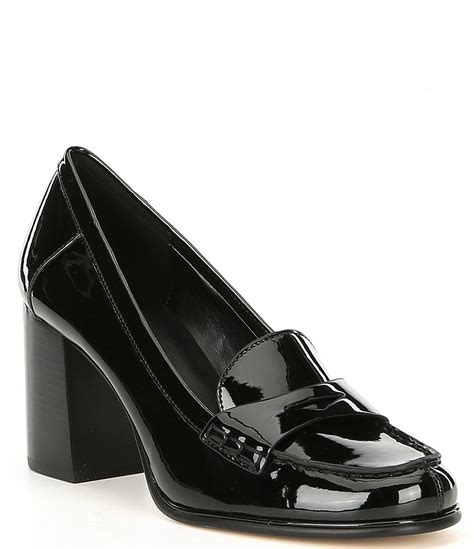 michael kors buchanan high heel loafers|Buchanan Patent Loafer .